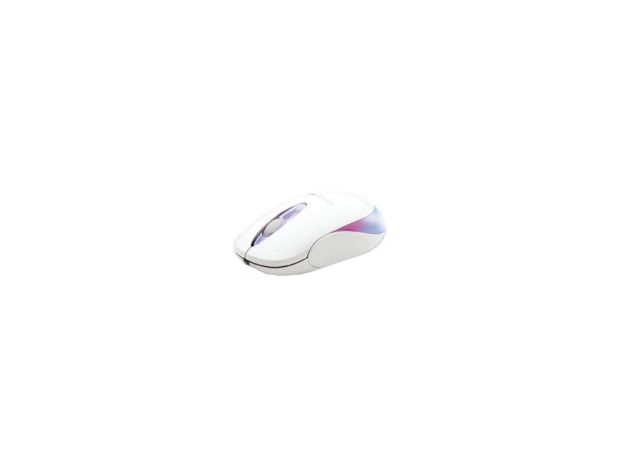 SAMSUNG PLEOMAX SPM3800 White 800dpi Optical Rainbow Mouse