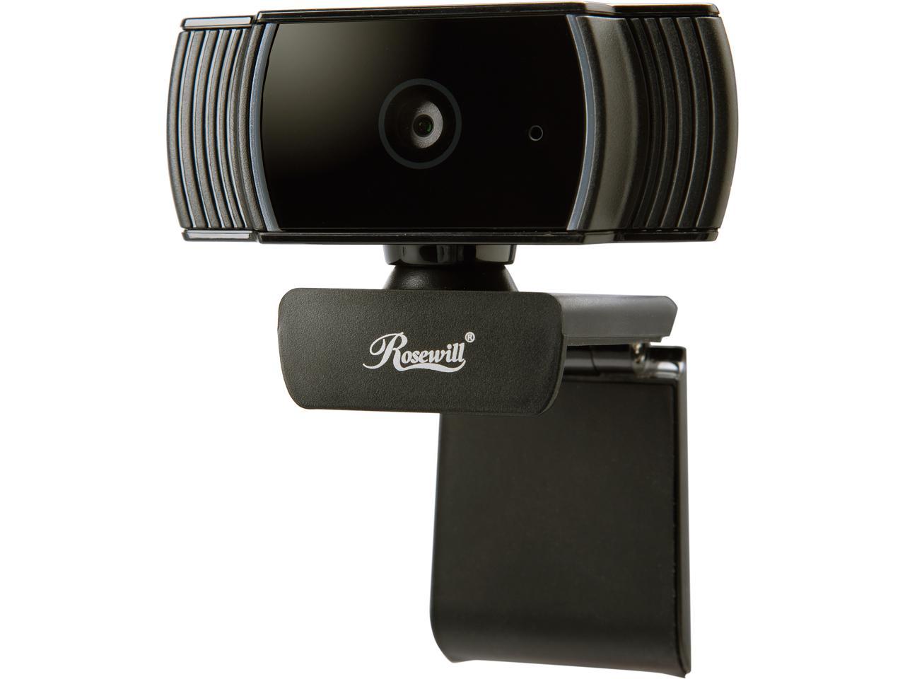 Rosewill 1080p HD Web Camera, Plug & Play Camera for Windows & Mac OS, 2M Pixels High Definition, Microphone, USB 2.0, RCAM-20001