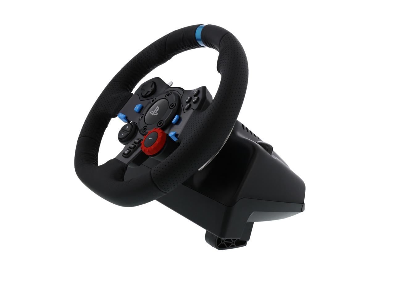 bagage berolige majs Logitech G29 Driving Force Racing Wheel for PS4, PS3, PC - Newegg.com
