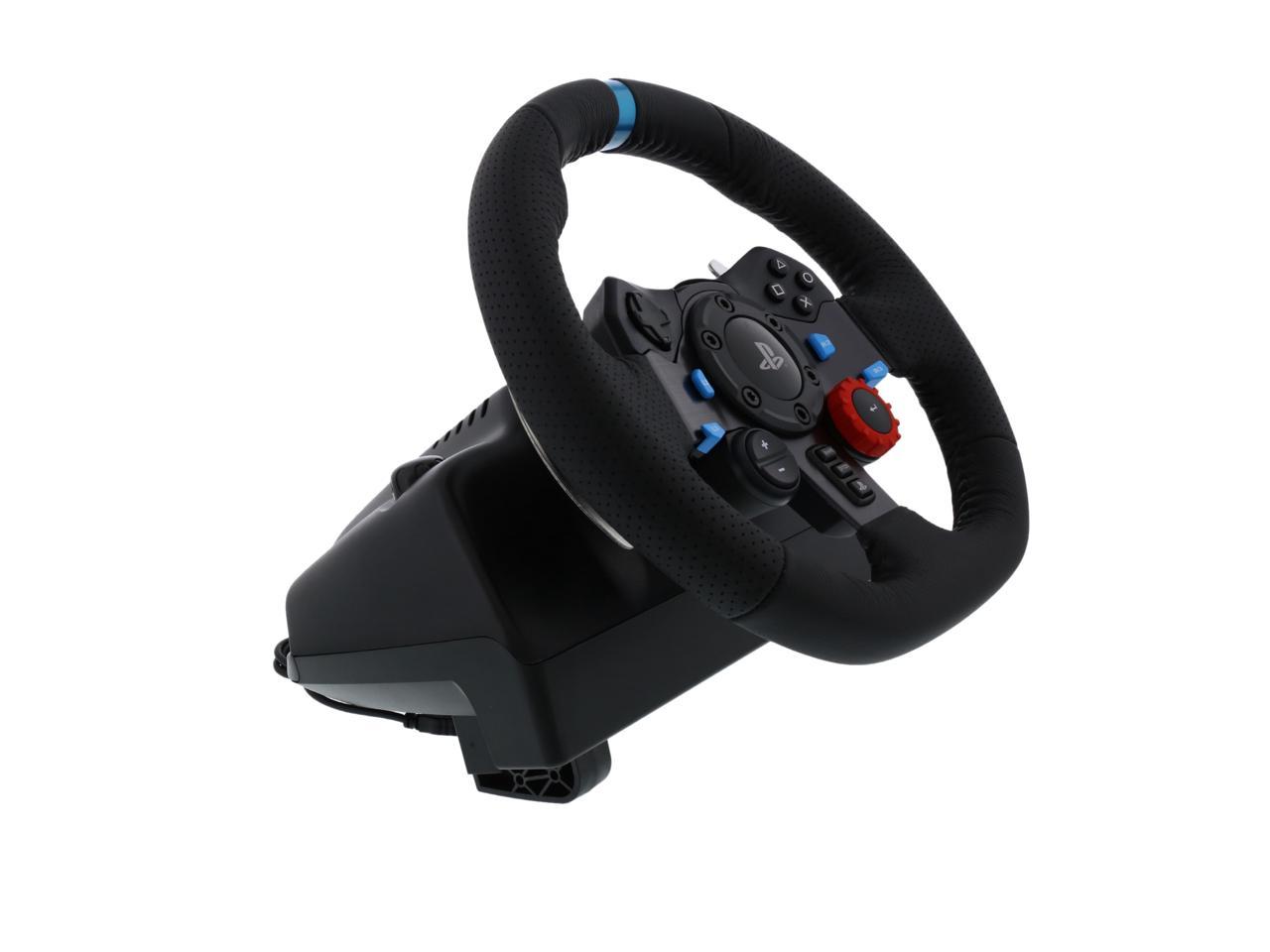 tilgive Ekstrem Partina City Logitech G29 Driving Force Racing Wheel for PS4, PS3, PC - Newegg.com