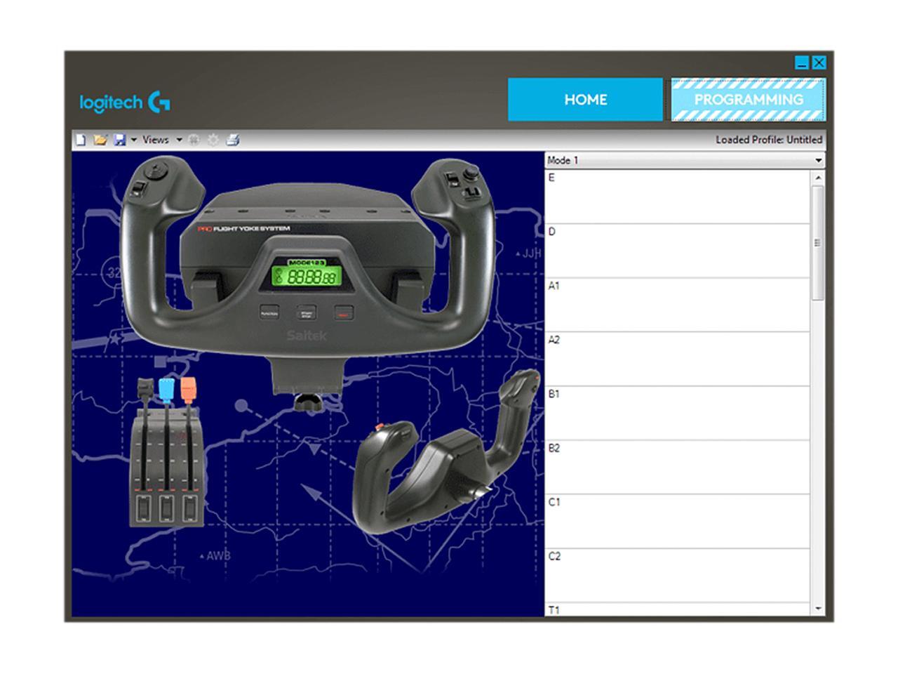 Logitech G Saitek PRO Flight Yoke System Newegg