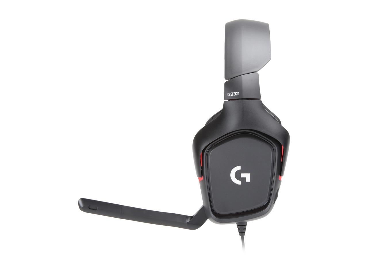 maat Baffle bagage Logitech G332 Circumaural Wired Stereo Gaming Headset - Newegg.com