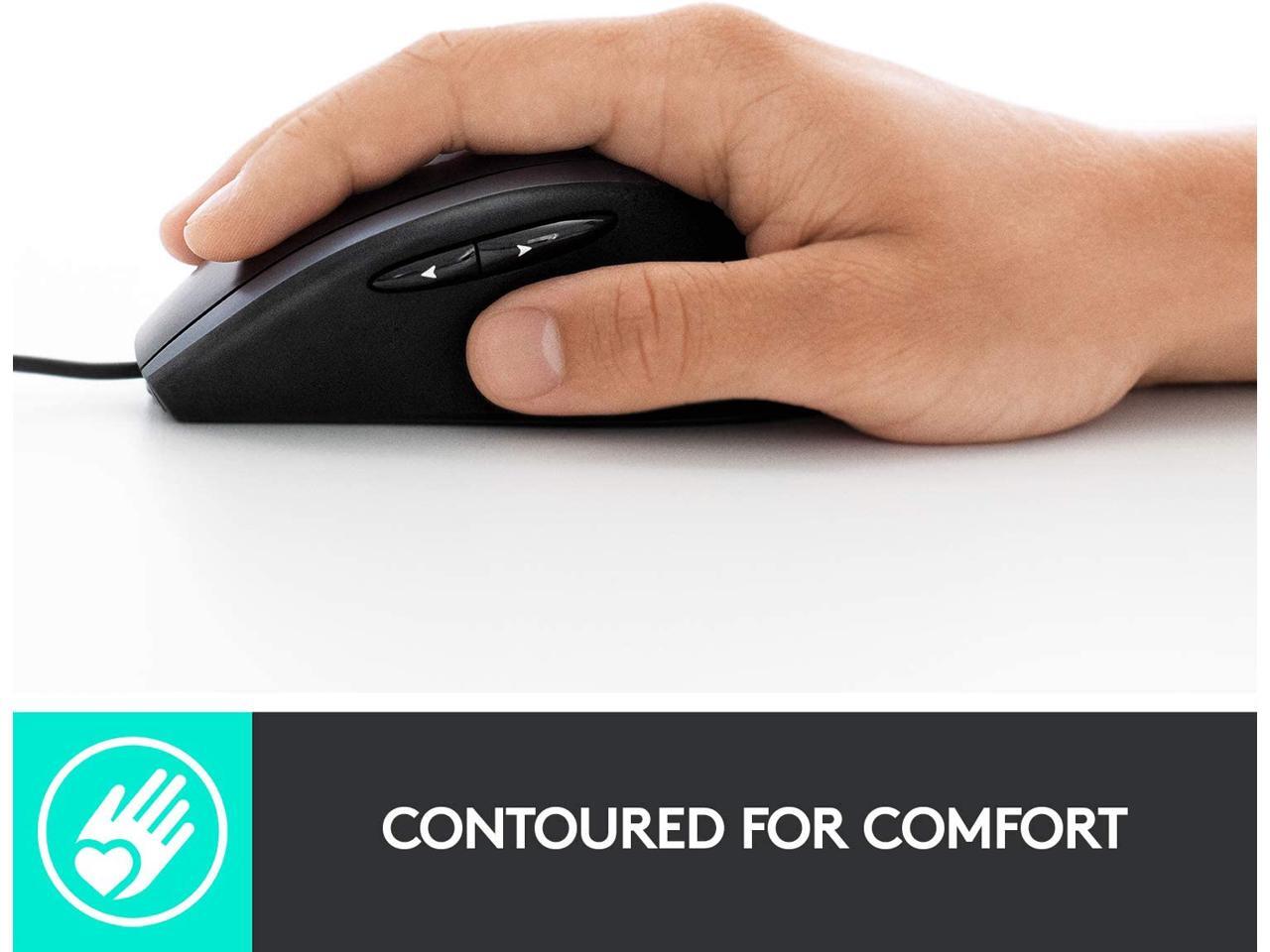 Logitech M500s Advanced Corded Mouse with Advanced Hyper-fast Scrolling ...