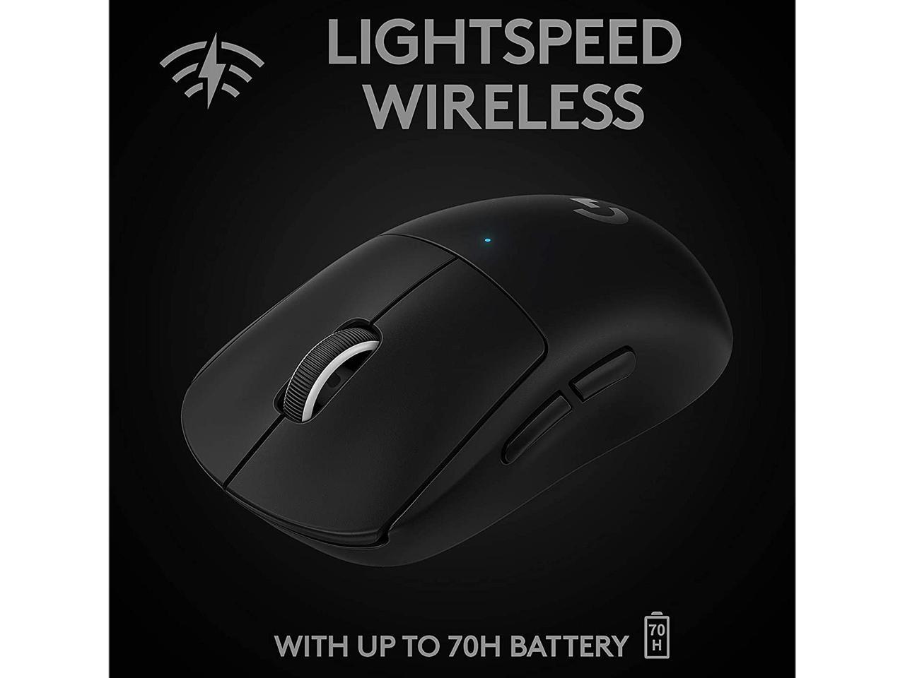 Logitech G PRO X SUPERLIGHT Wireless Gaming Mouse, Ultra-Lightweight, HERO  25K Sensor, 25,600 DPI, 5 Programmable Buttons, Long Battery Life, 