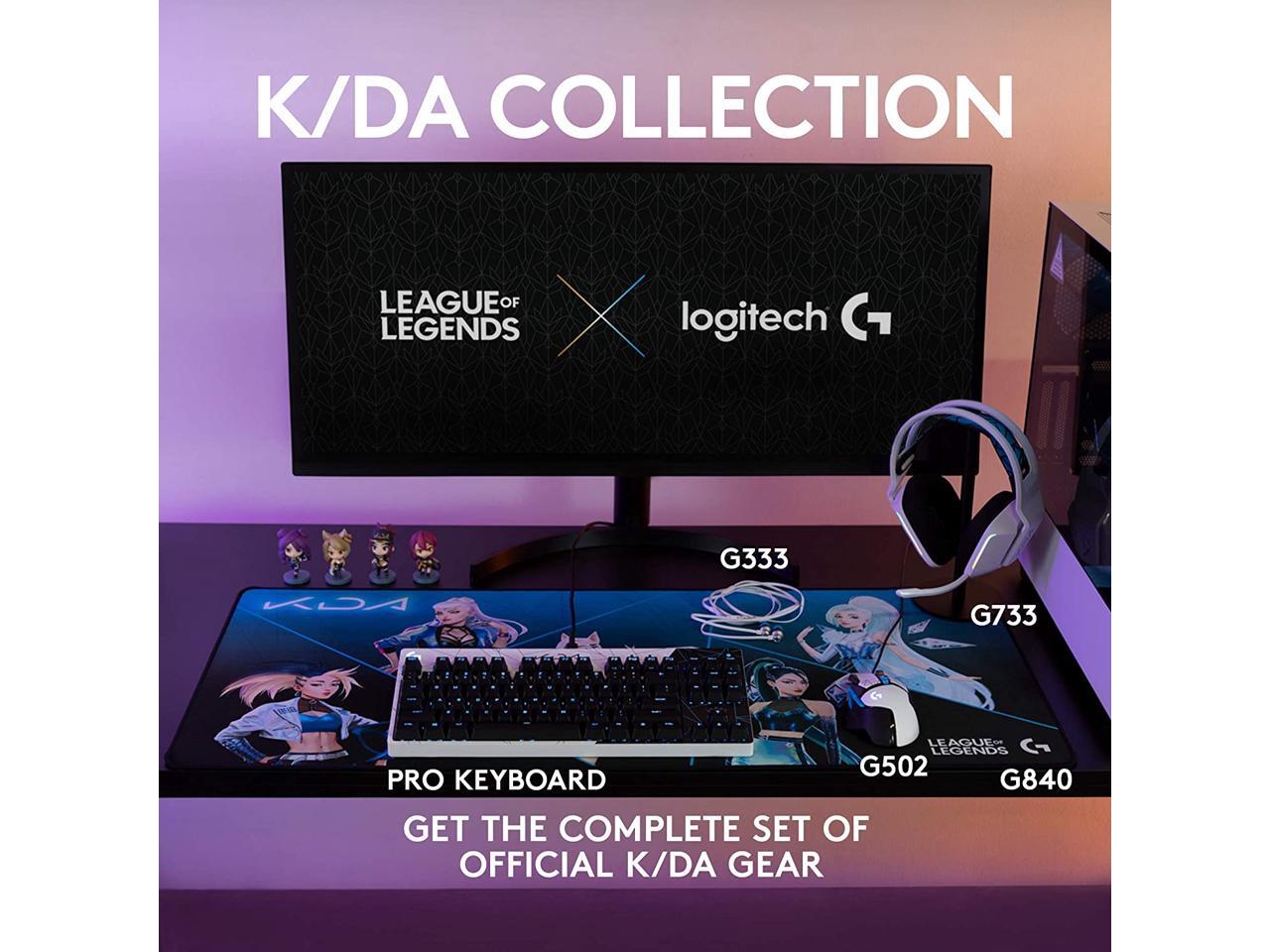 Logitech G733 K/DA Lightspeed Wireless Gaming Headset with Suspension ...