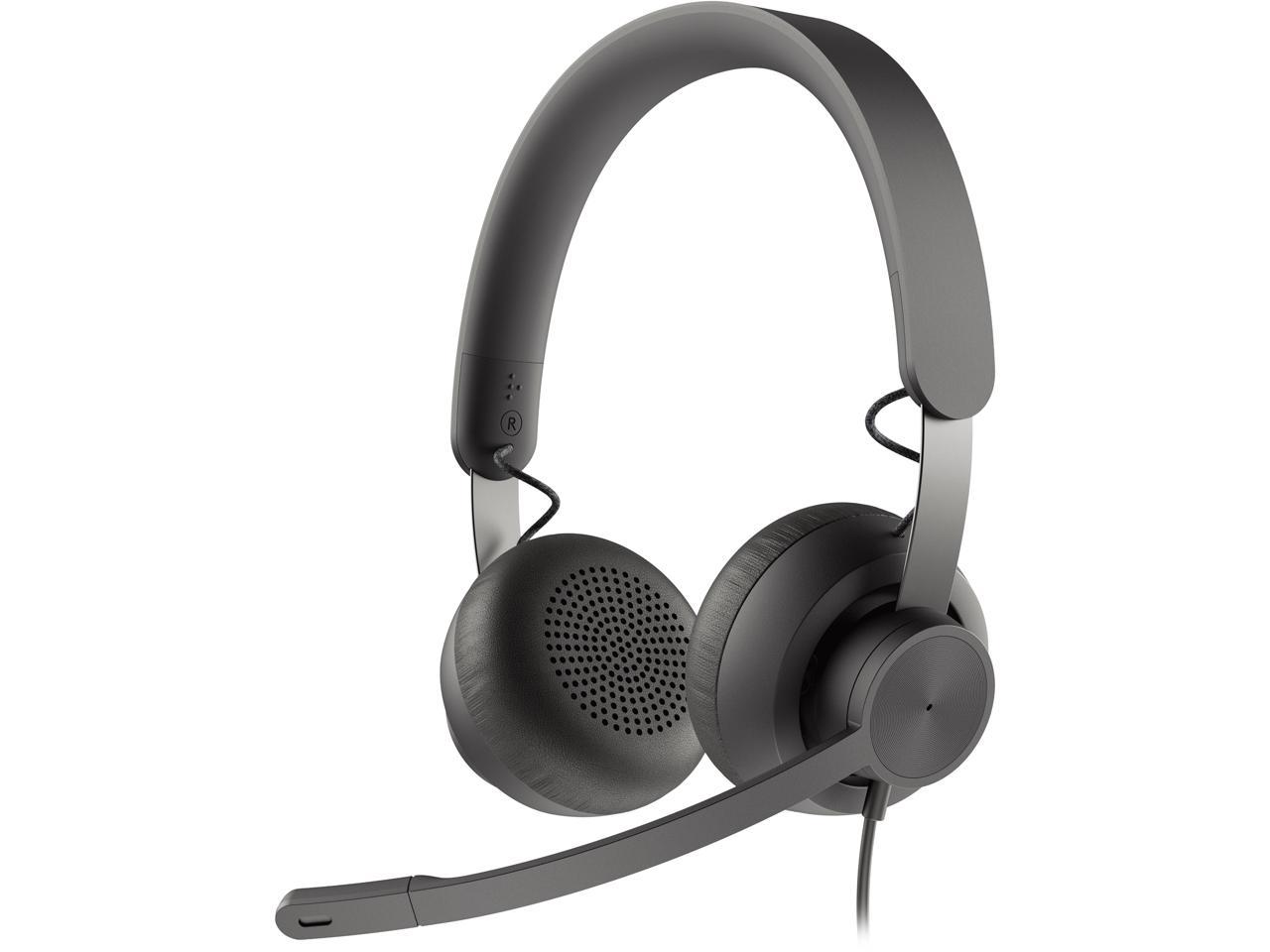 Logitech Zone 750 Wired Headset with Advanced Noise-canceling Mic ...