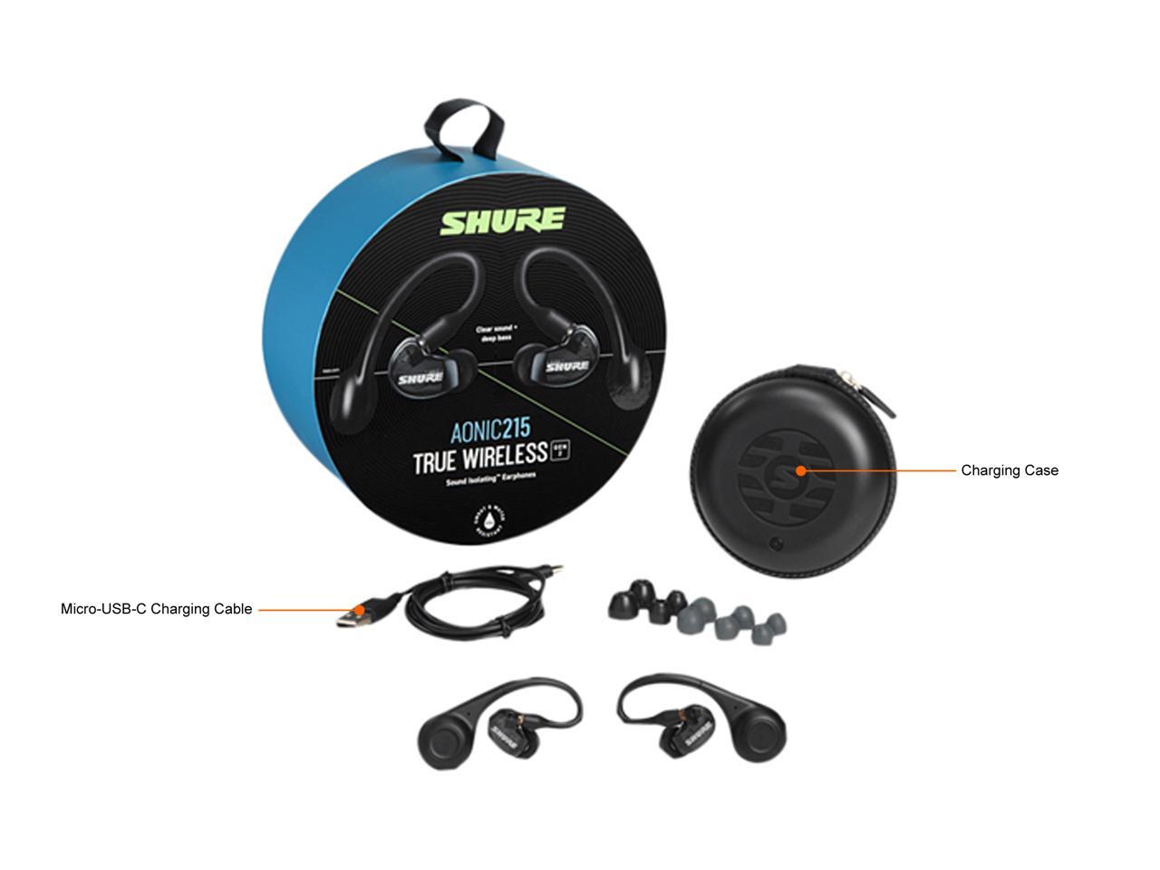 Shure AONIC 215 TW2 True Wireless Sound Isolating Earbuds with