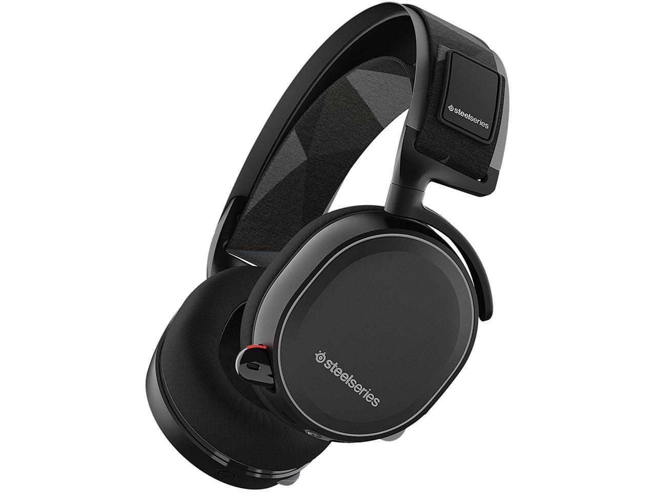 SteelSeries Arctis 7 Wireless Gaming Headset with DTS Headphone:X 7.1  Surround for PC, PlayStation 4, VR, Mac and Wired for Xbox One, Android and  iOS 