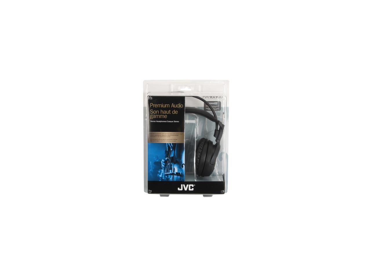 JVC Black HA-RX900 Circumaural Full-Size Headphone - Newegg.com