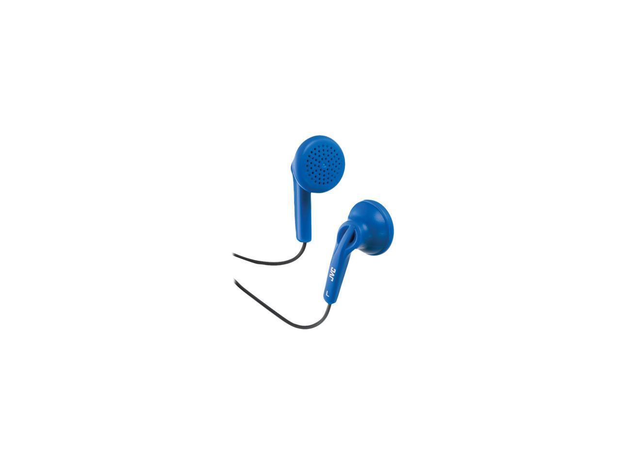 JVC HAF10CA Blue Ear Bud Headphone With Case