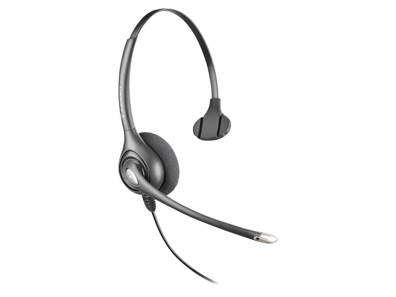 Plantronics HW251N SupraPlus Wideband Noise-canceling Monaural Headset ...