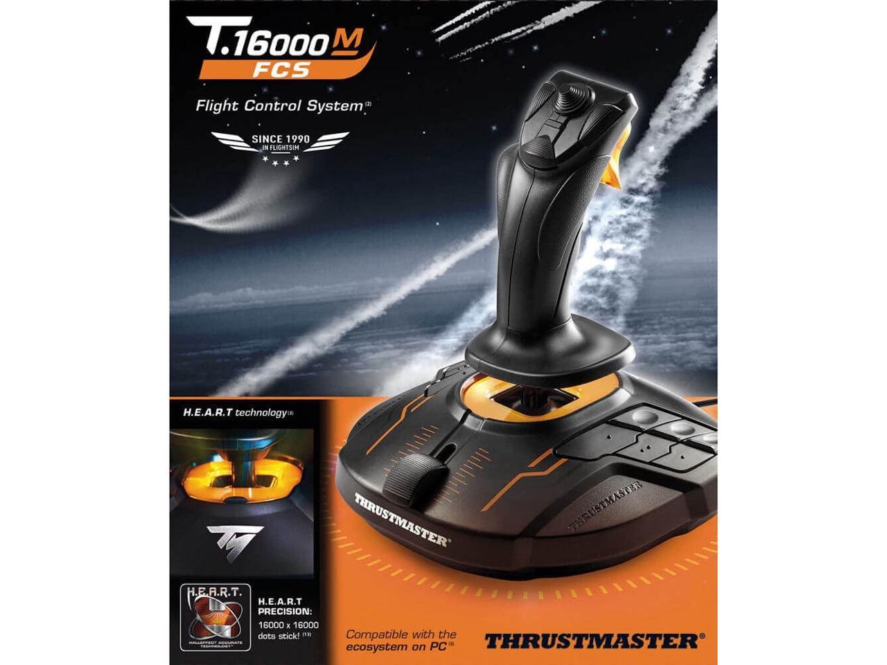 Thrustmaster T16000m Fcs Flight Stick For Pc And Vr Newegg 