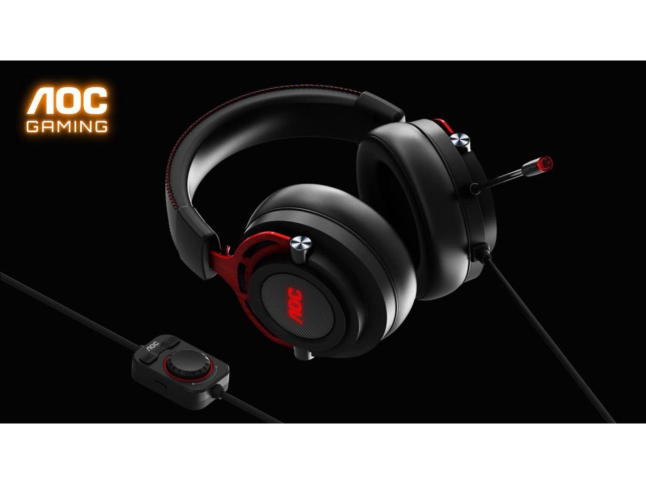 AOC GH300 USB Gaming Headset with RGBLED Gaming Headset with