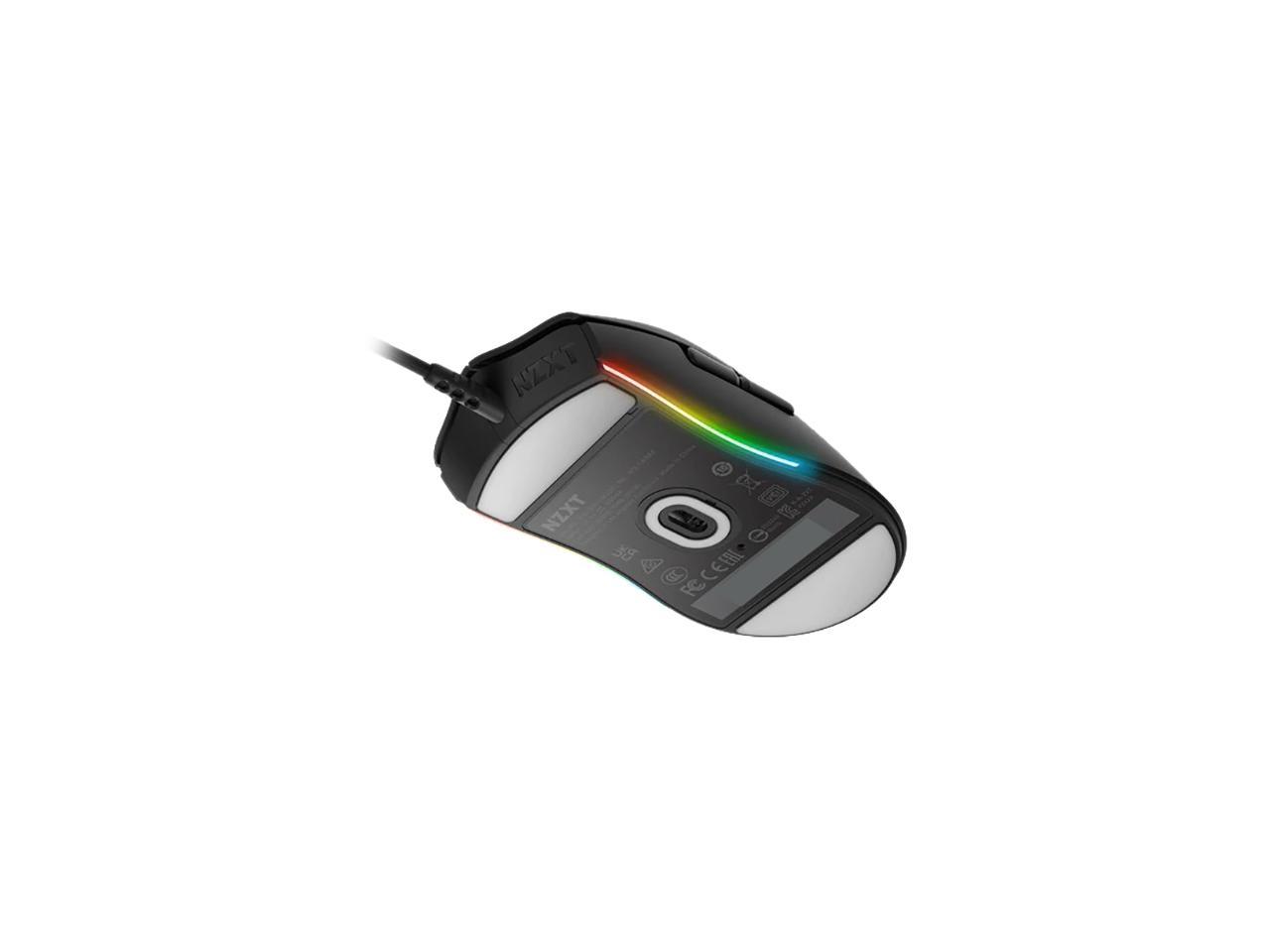 NZXT Lift - MS-1WRAX-BM - PC Gaming Mouse - Lightweight Ambidextrous Mouse - High-end PixArt
