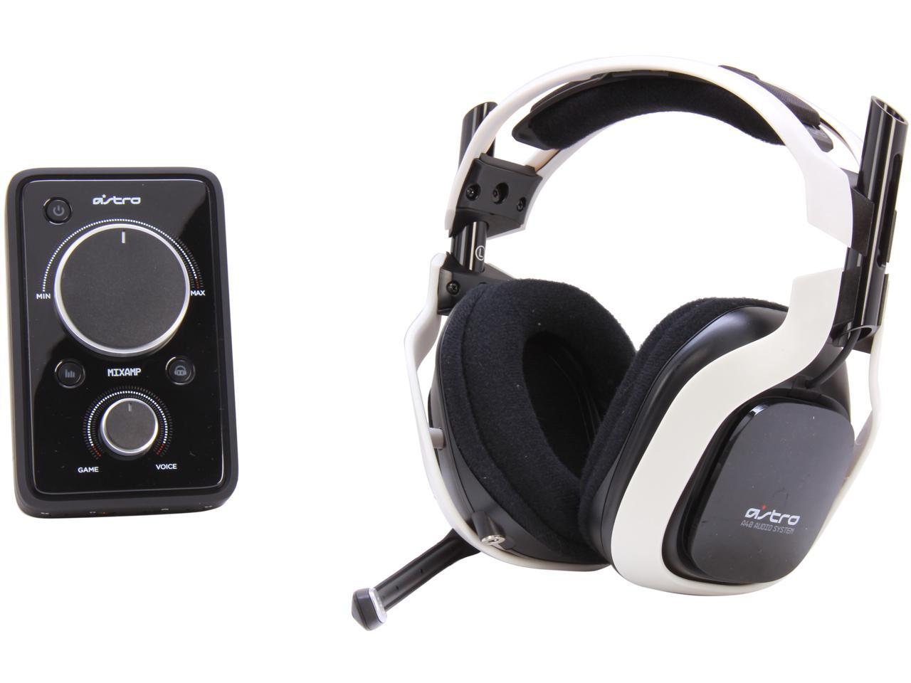 Astro Gaming A40 Circumaural Wired Headset + MixAmp Pro - White 