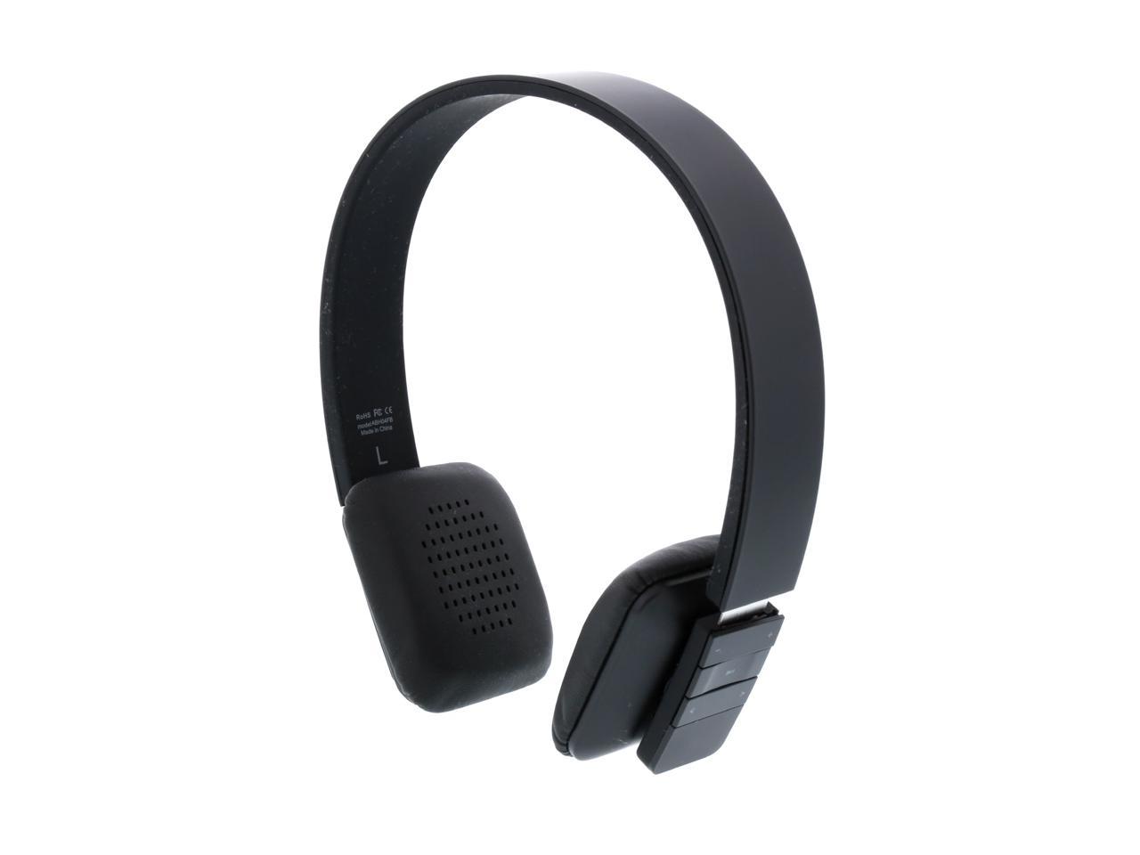 Aluratek Black ABH04FB Bluetooth Wireless Stereo Headphones - Newegg.com