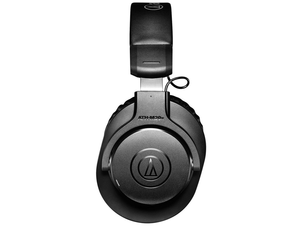 Audio Technica ATHM20xBT Wireless OverEar Headphones Black