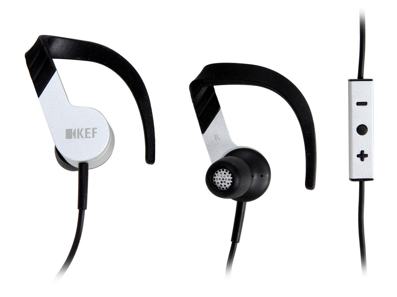 KEF Aluminum/Black M200 Binaural HiFi InEar Headphones, Aluminum