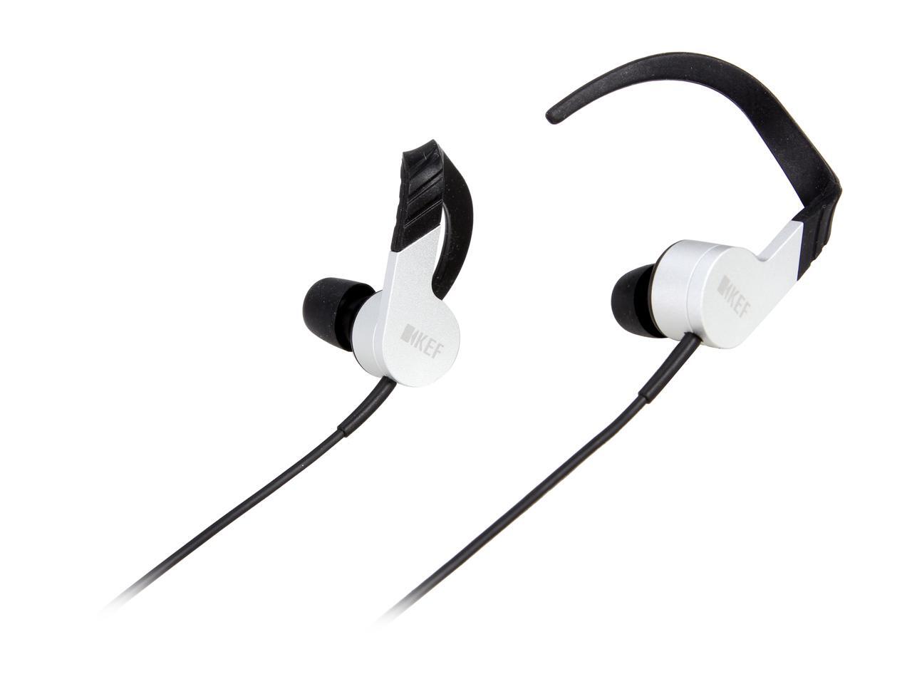 KEF Aluminum/Black M200 Binaural HiFi InEar Headphones, Aluminum