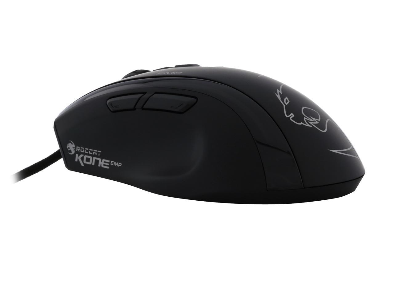 Roccat Kone Emp Max Performance Rgb Gaming Mouse Black Newegg Com