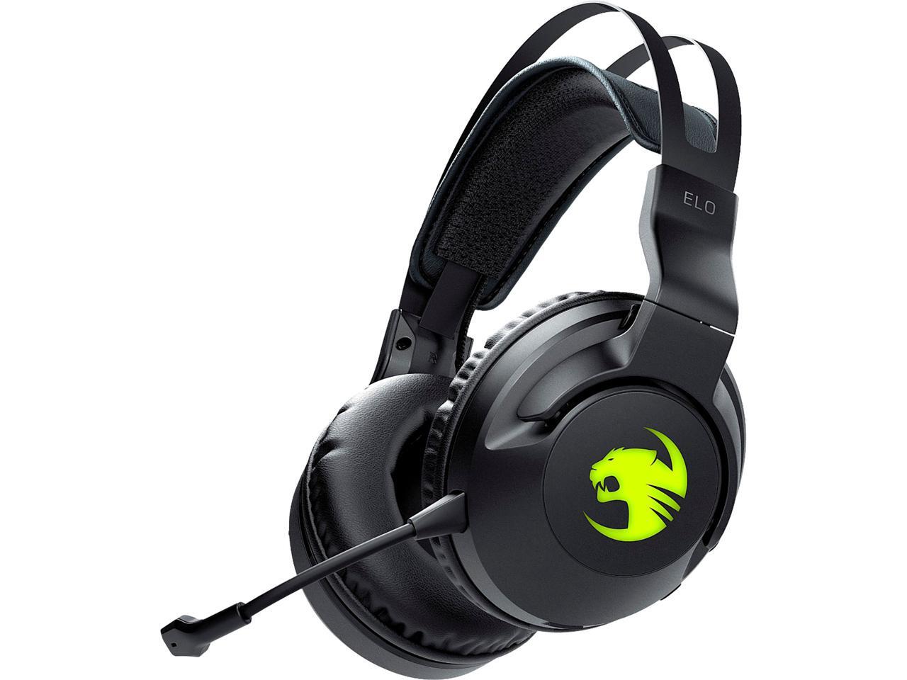 ROCCAT Elo 7.1 Air PC Wireless Gaming Headset, Surround Sound Headphones with Detachable Noise