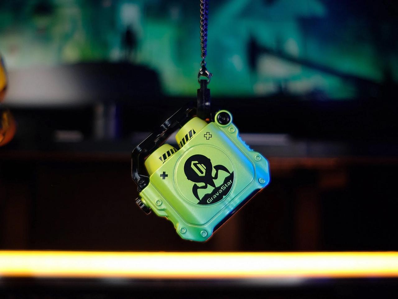 GravaStar Sirius True Wireless Earbuds - Neon Green - Newegg.com