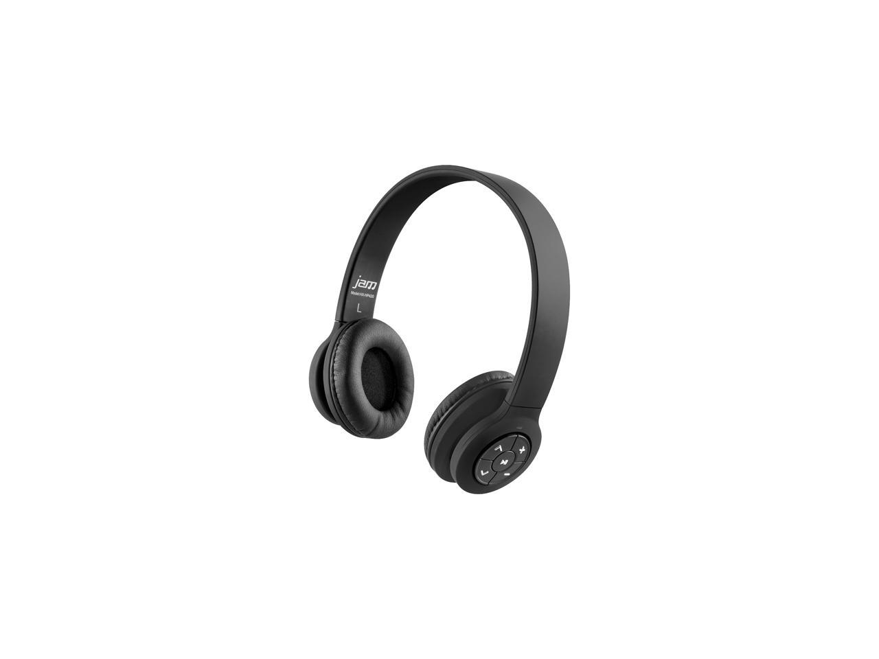 HMDX Black HXHP420BK Jam Transit Bluetooth Headphones With Microphone
