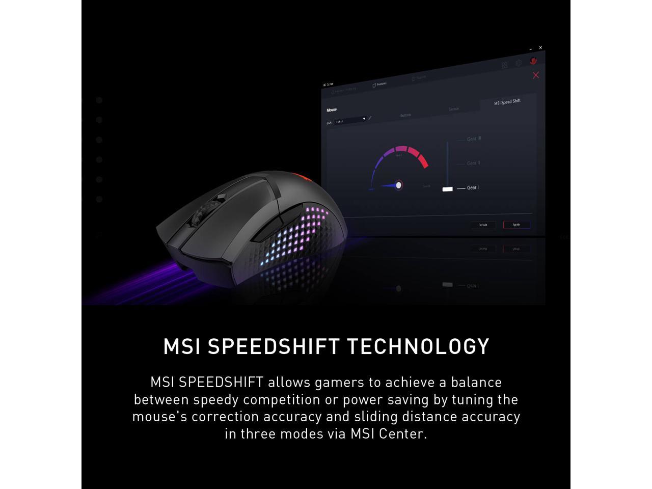 Msi Clutch Gm51 Lightweight Wireless Gaming Mice With Charging Dock