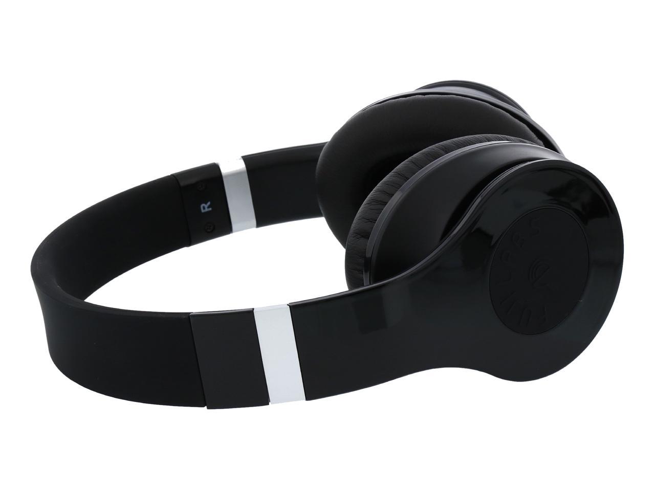 Fuji Labs Wireless Professional Stereo Headphones - Black - Newegg.com