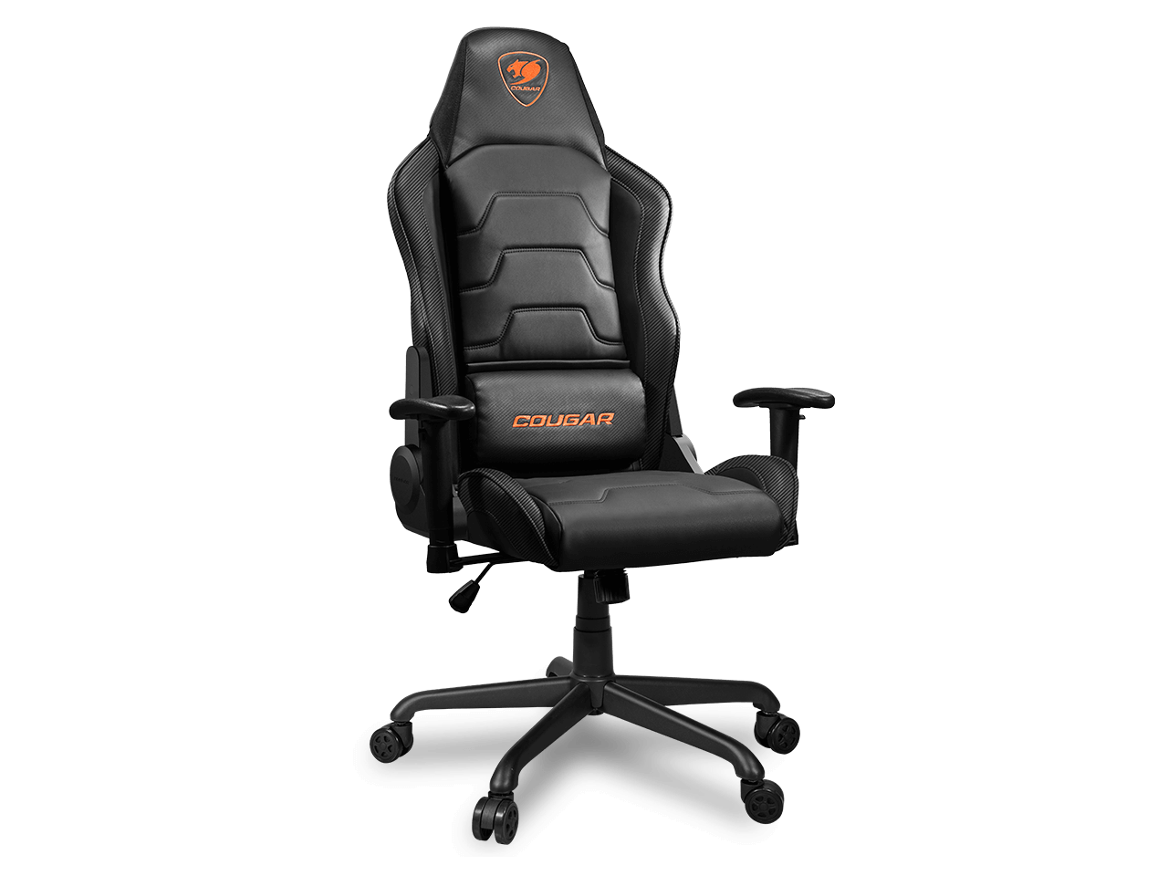 COUGAR Armor Air Black, Gaming Chair, Dual High Back Design with