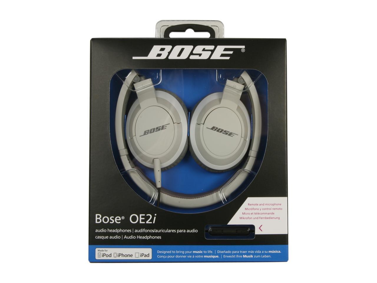 Bose OE2i Audio Headphones with InLine Mic and Apple Control White