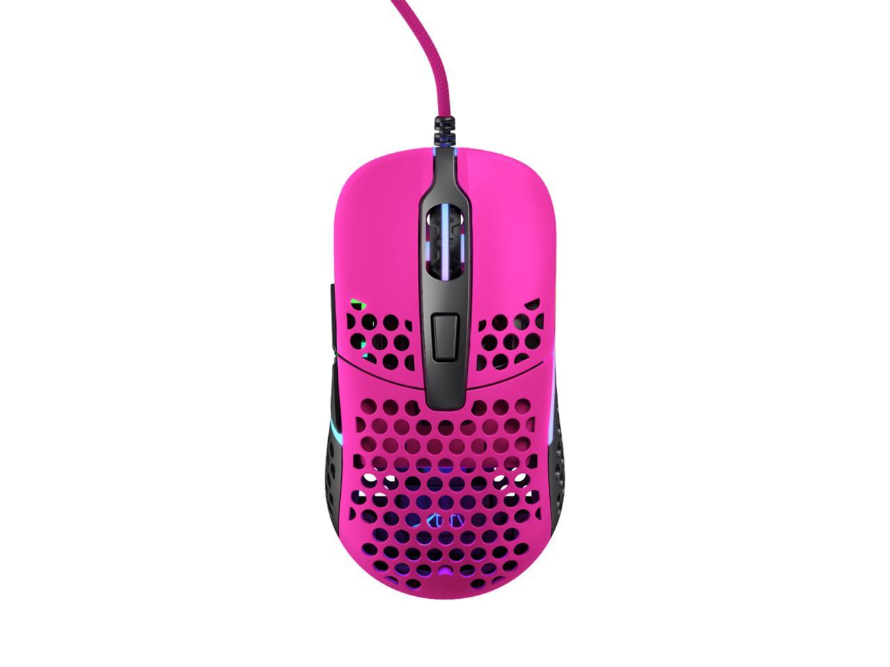 Xtrfy M42 Rgb Pink Wired Optical Ultra Light Gaming Mouse Newegg Com