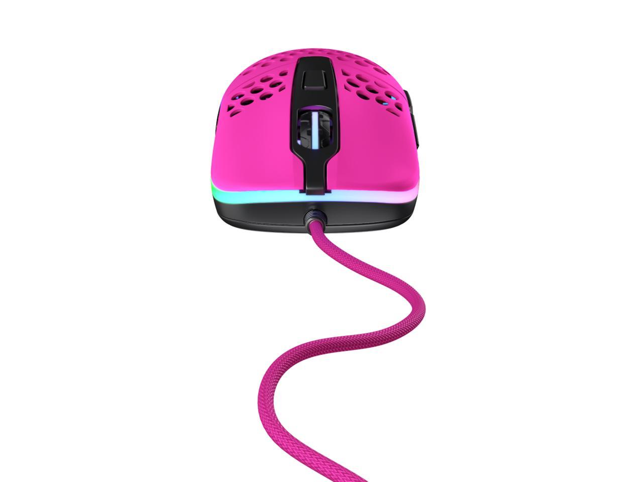 Xtrfy M42 Rgb Pink Wired Optical Ultra Light Gaming Mouse Newegg Com