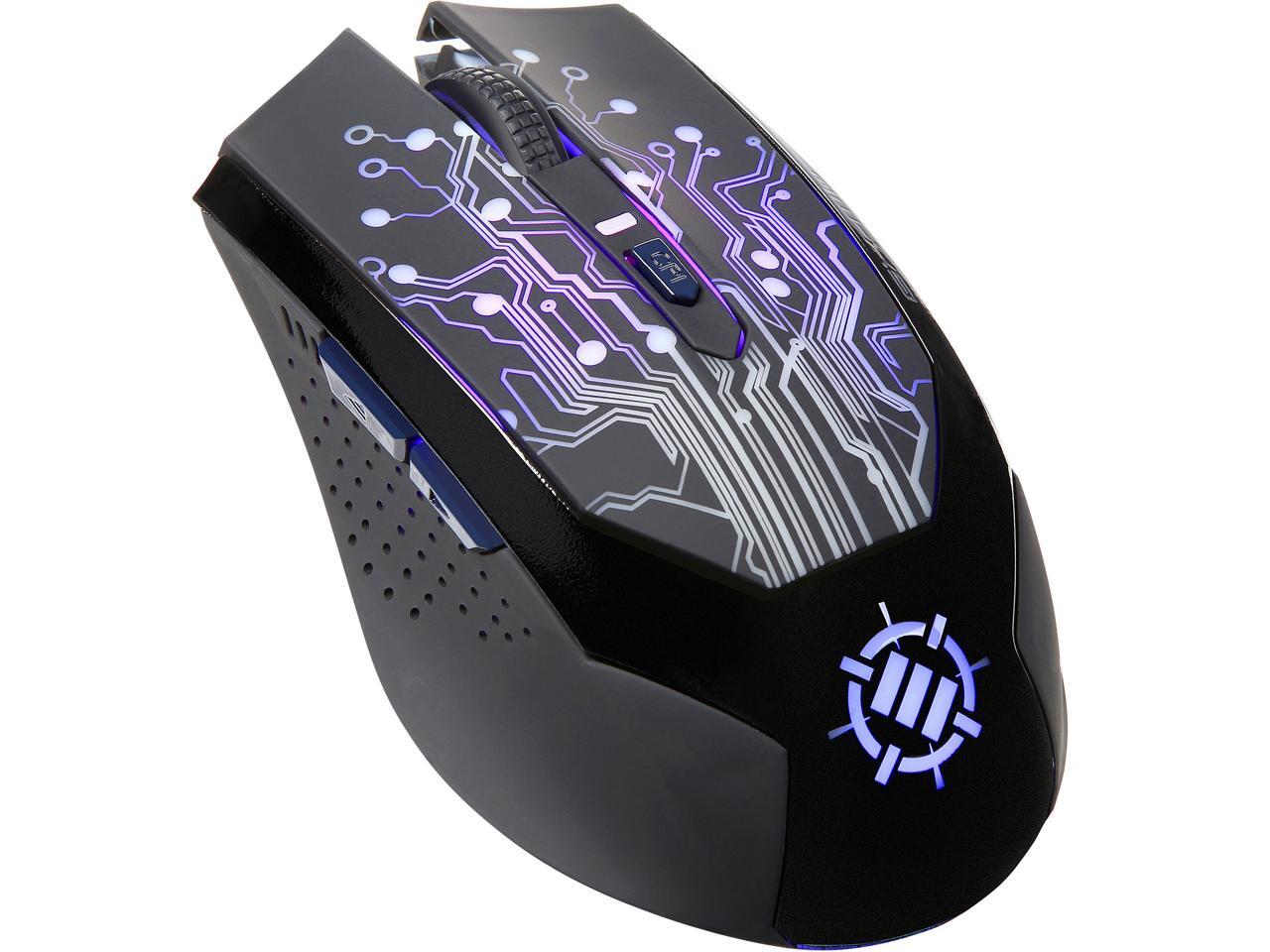 ENHANCE Wireless Optical Gaming Mouse with Rechargeable Battery