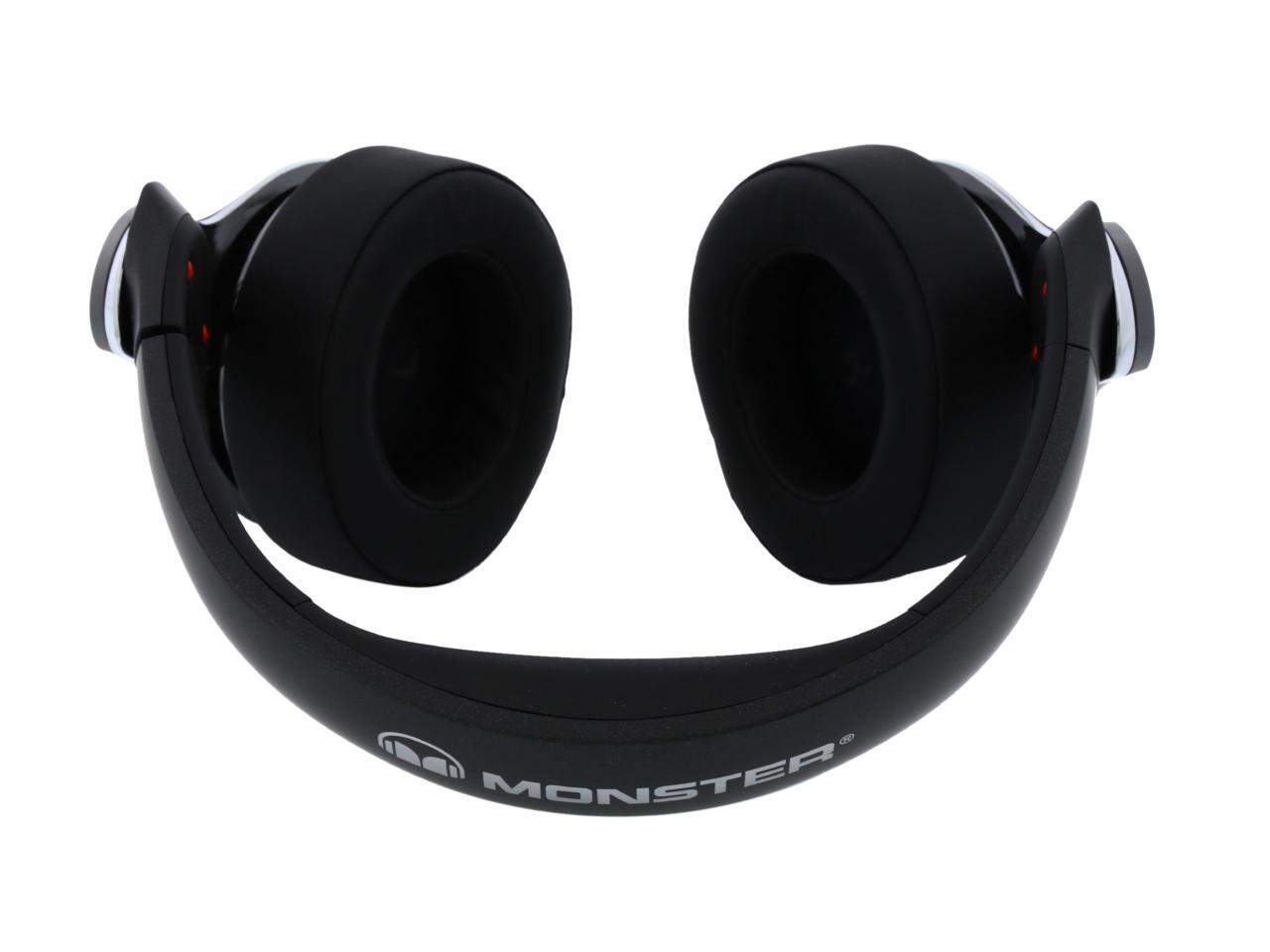 Monster Elements OverEar Bluetooth Headphones with Controls (Black