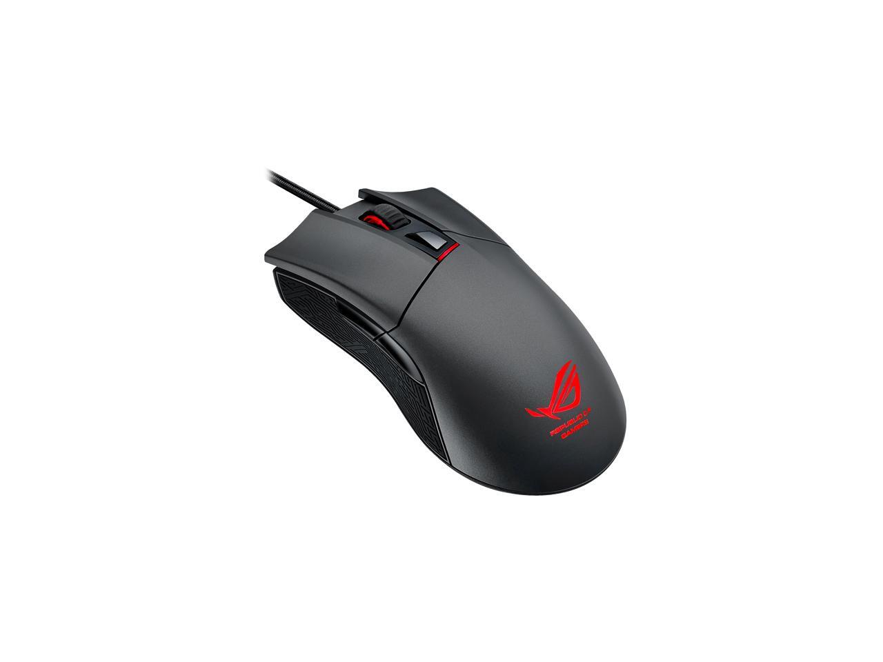 ASUS ROG Gladius Wired Optical Gaming Mouse, 6400 DPI, Steel Grey