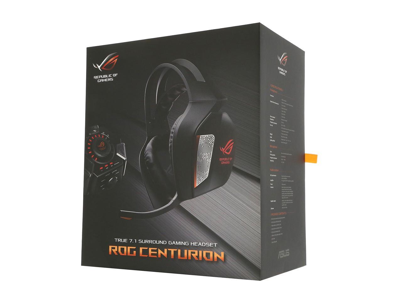 hykleri strimmel volatilitet ASUS ROG Centurion Headset - Newegg.com