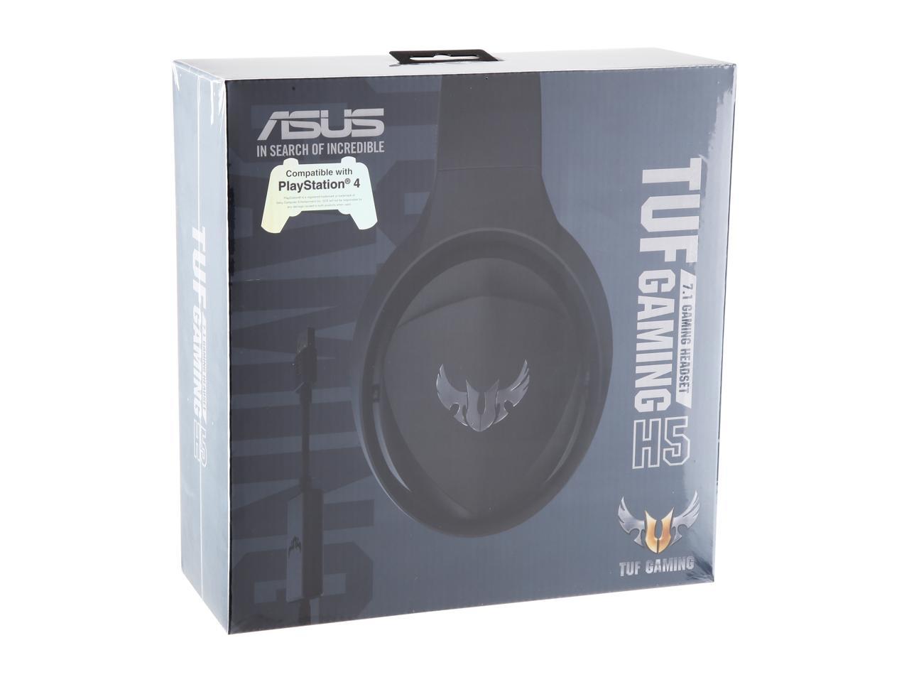 Passend gevaarlijk Belastingen ASUS TUF Gaming H5 Discord Certified Gaming Headset with Onboard 7.1  Virtual Surround Sound and Dual Microphones for PC, Playstation 4, Nintendo  Switch, Xbox One and Mobile Devices - Newegg.com