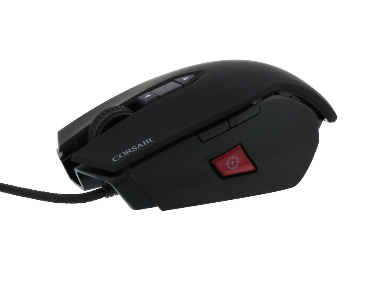 Corsair Gaming M65 PRO RGB FPS Gaming Mouse, Backlit RGB LED, 12000 DPI,  Optical, Black