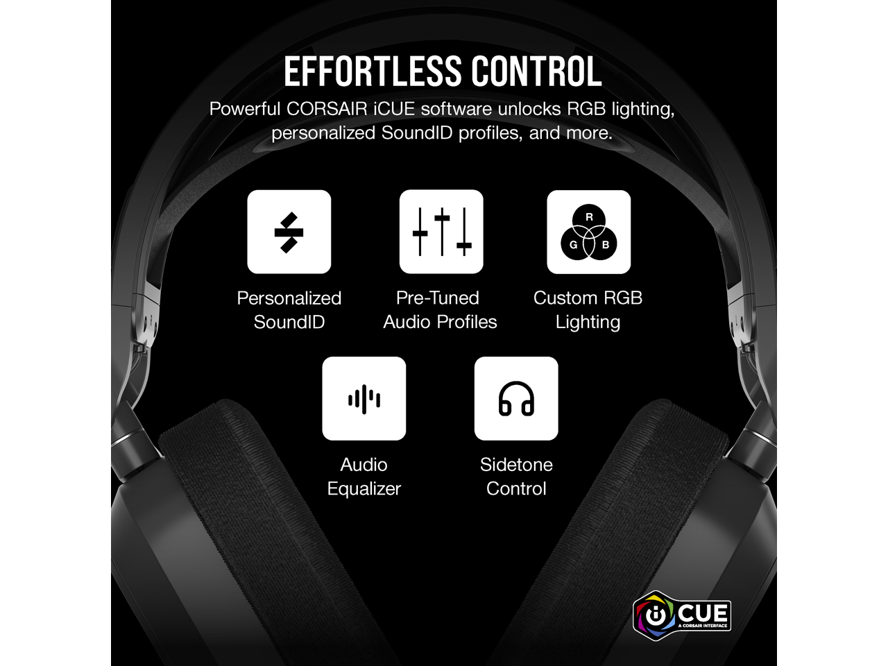 Corsair HS80 MAX Wireless Multiplatform Gaming Headset with Bluetooth