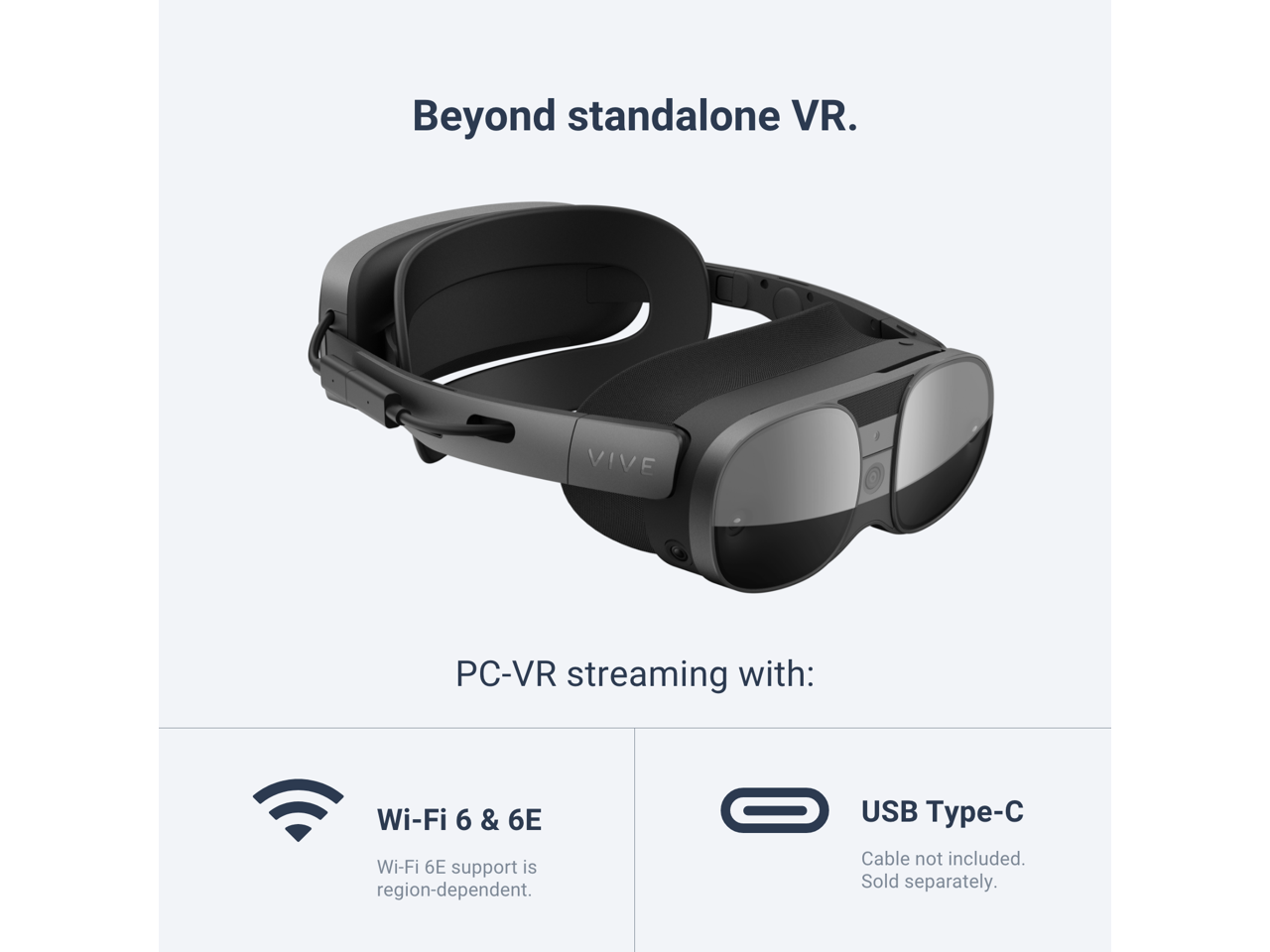 Open Box HTC VIVE XR Elite Virtual Reality System, Convertible, Allin