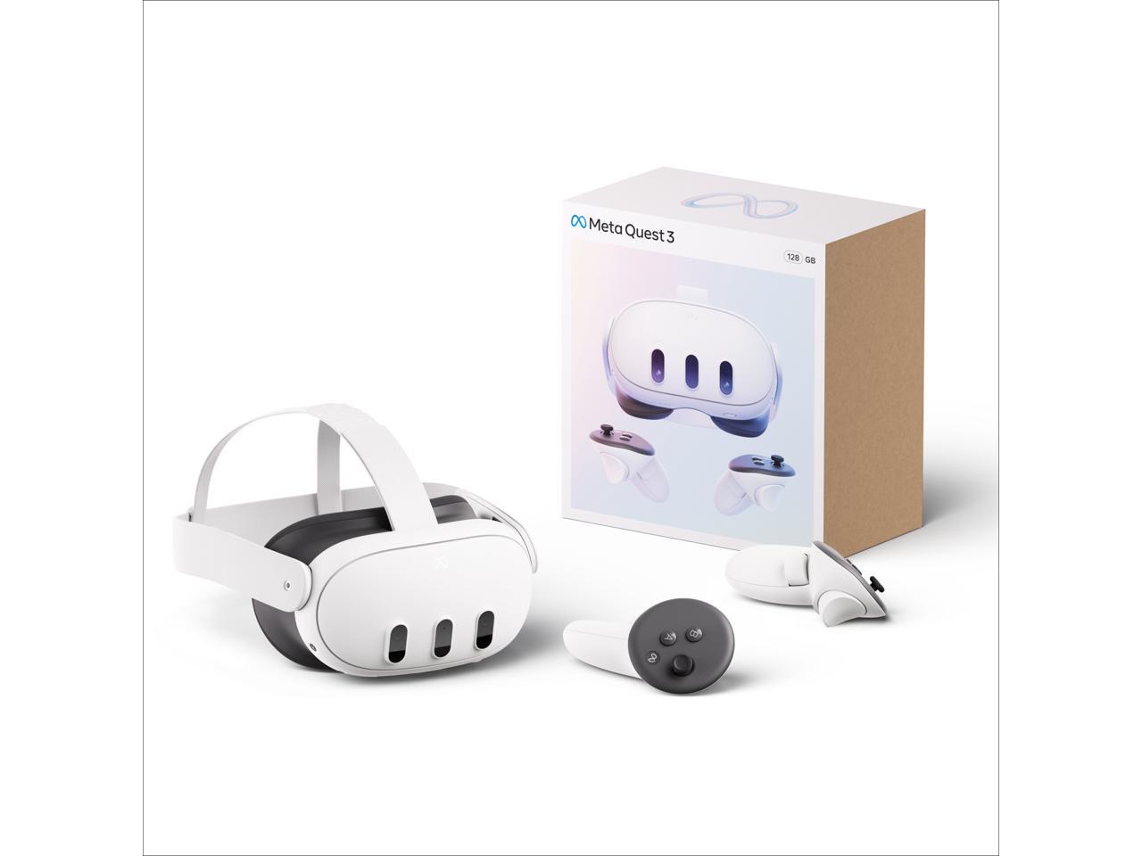 Meta quest 3 mixed reality vr headset and game bundle newegg newegg