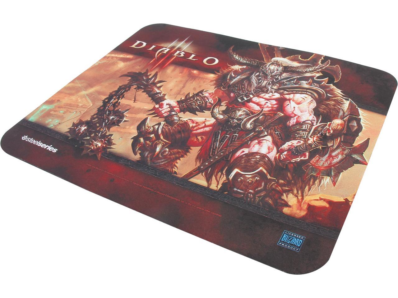 SteelSeries 67222 QcK Diablo III Gaming Mouse Pad - Barbarian Edition ...