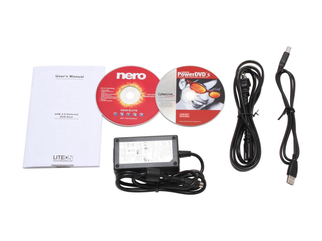 LITEON Black 16X DVD+R 8X DVD+RW 8X DVD+R DL 16X DVDR 6X DVDRW 16X