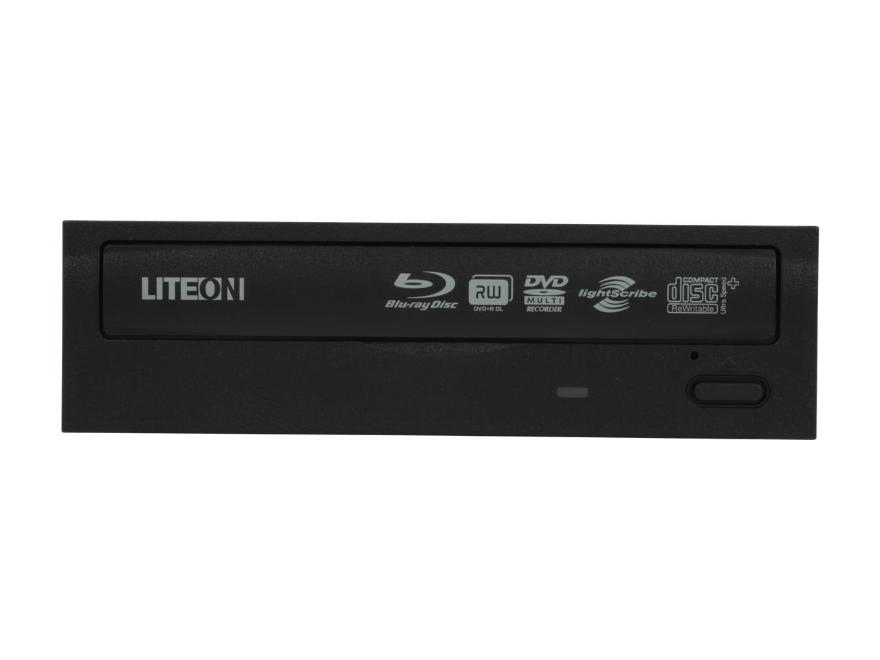 LITEON Black BluRay DVD Drive & DVD Burner with LightScribe SATA