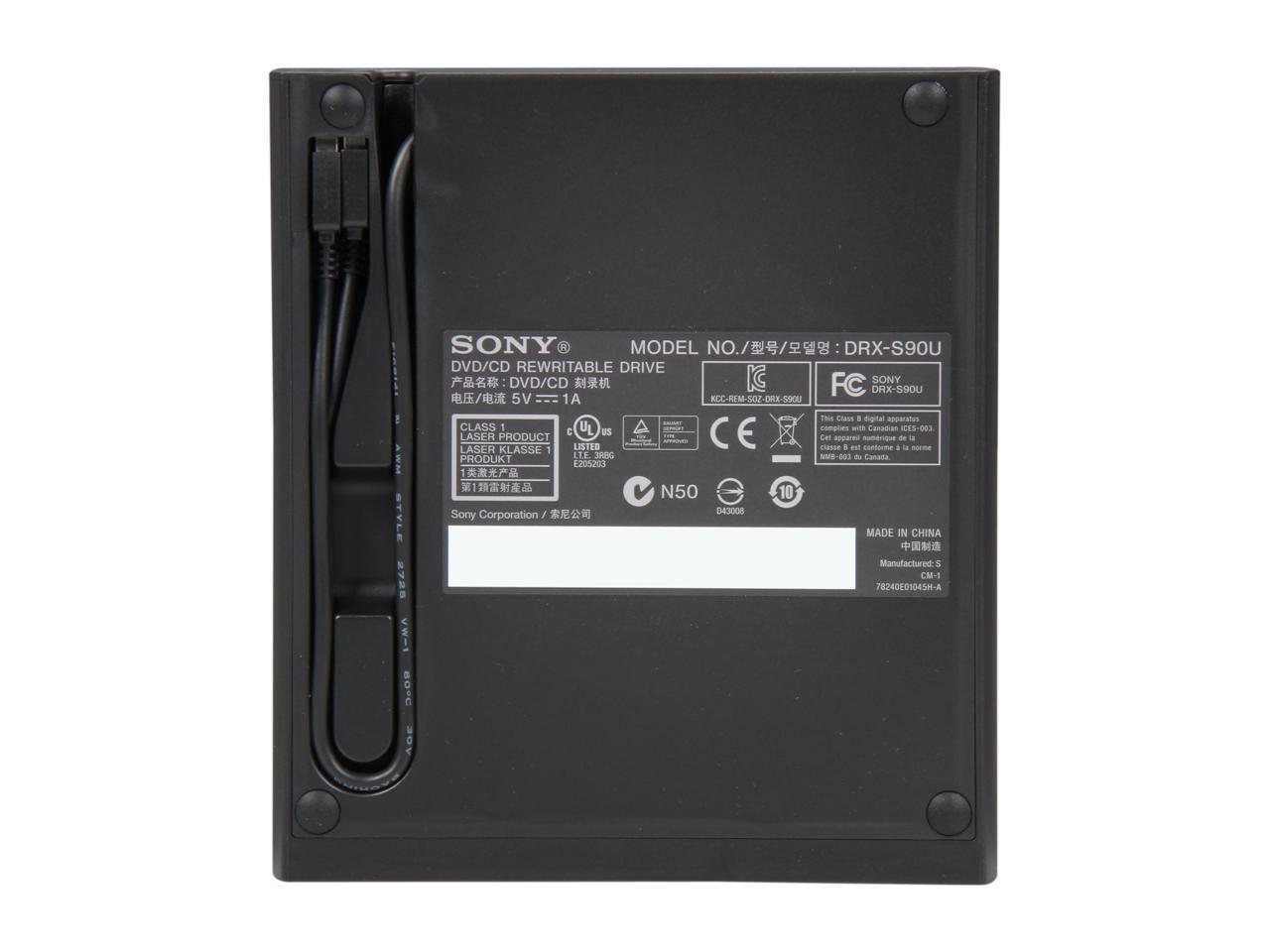 Sony Optiarc USB 2.0 Slim Portable DVD Writer Model DRX-S90U - Newegg.ca