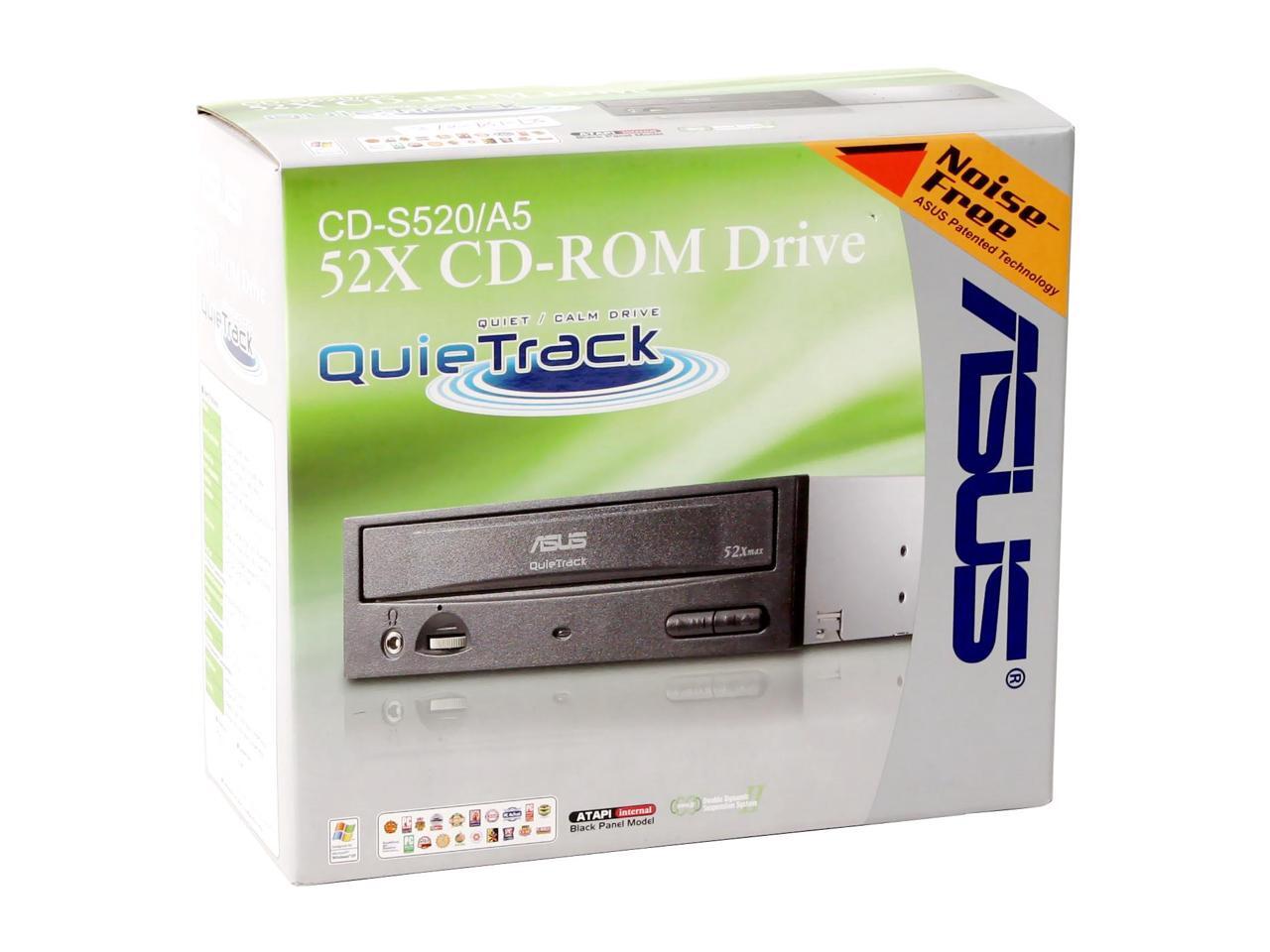 ASUS Black EIDE/ATAPI CDROM Drive Model CDS520/A5