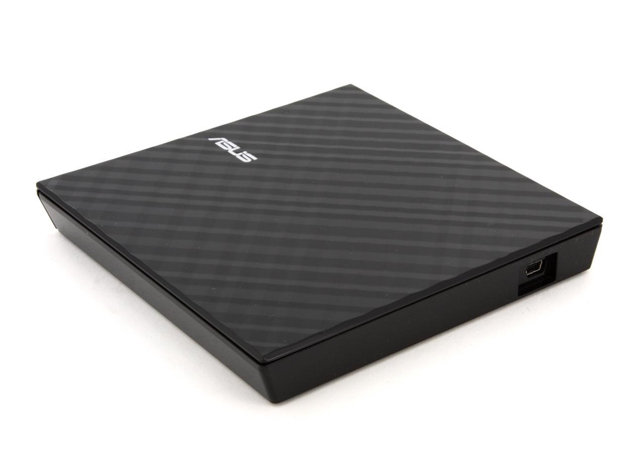 Asus Usb 2 0 Black External Slim Cd Dvd Re Writer Macos Compatible Model Sdrw 08d2s U Newegg Com