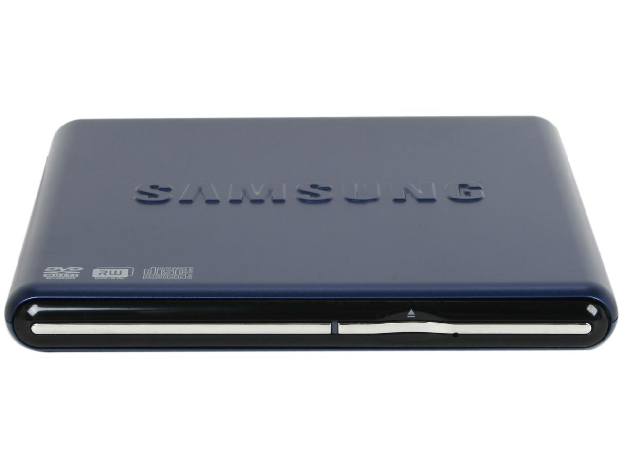 SAMSUNG USB 2.0 Slim External DVD Writer (Blue) Model SES084D/TSLS