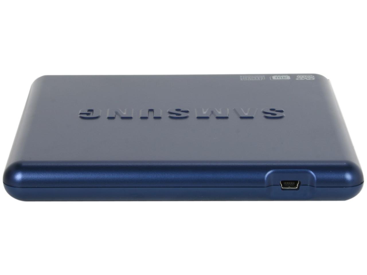 SAMSUNG USB 2.0 Slim External DVD Writer (Blue) Model SES084D/TSLS